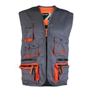 Chaleco Geologo activex Gabardina Gris/Naranja