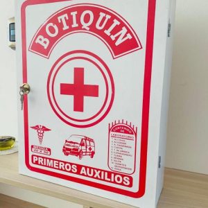 BOTIQUIN PRIMEROS AUXILIOS DE MADERA