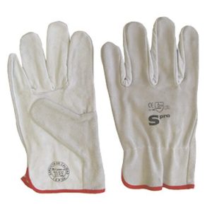 GUANTE BADANA IMPORTADO SPRO CONDUCTOR / BLANCO