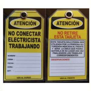 TARJETA DE ALTO IMPACTO (NO CONECTAR ELECTRICISTA TRABAJANDO)
