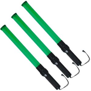 VARA LUMINOSA VERDE A PILAS